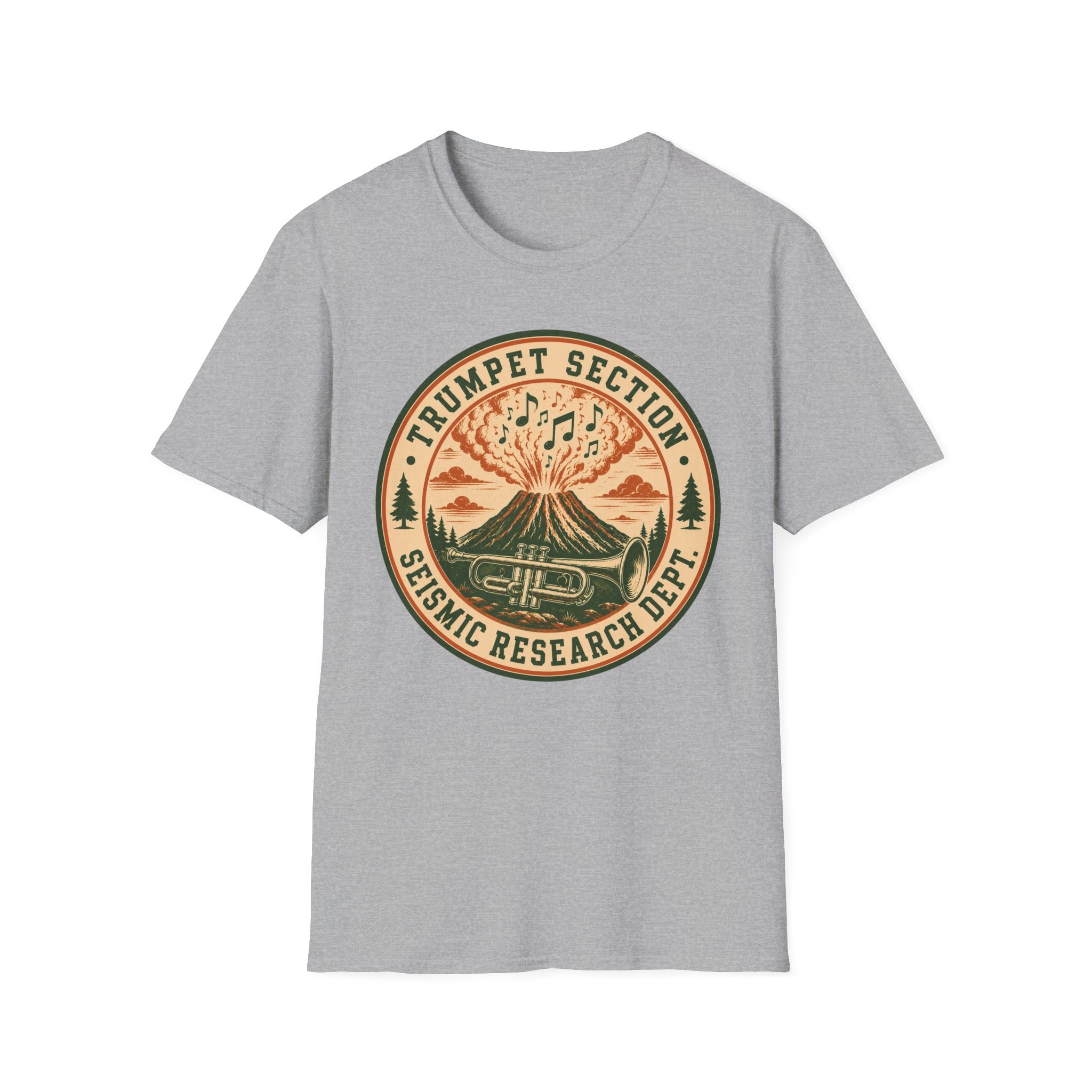 Copy of Trumpet Section Seismic Research Dept. Tee