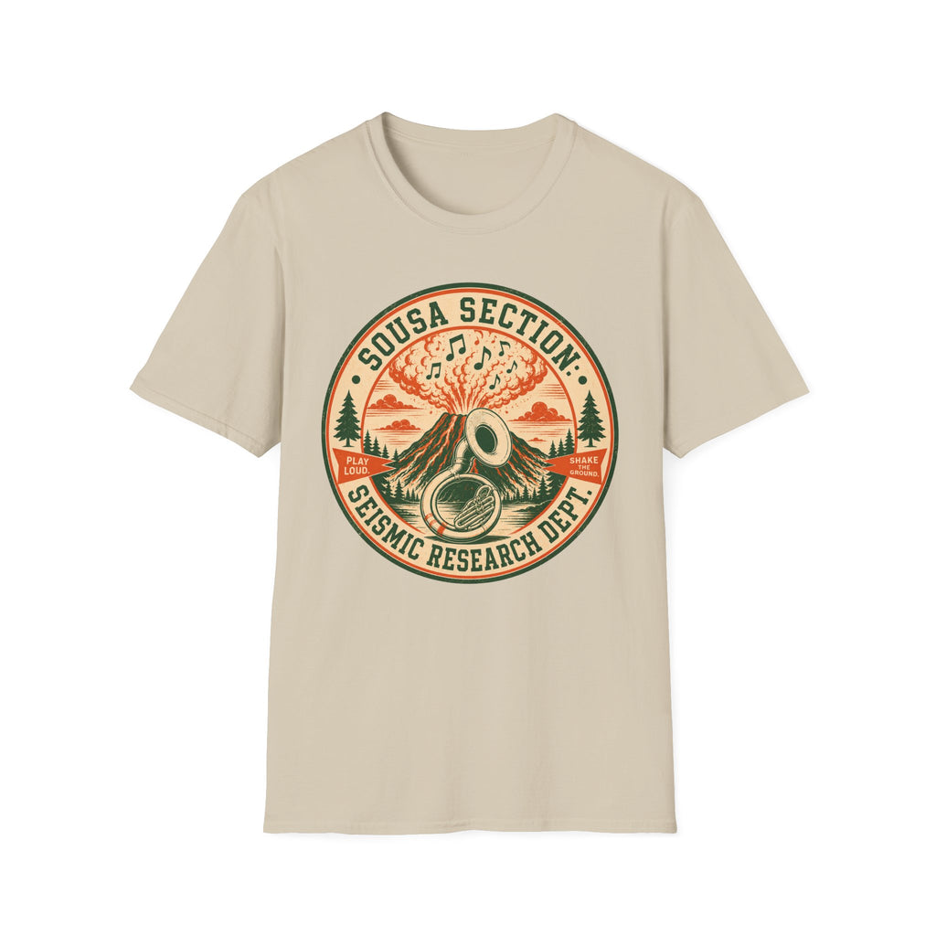 Copy of Sousa Section Seismic Research Dept. Band Tee