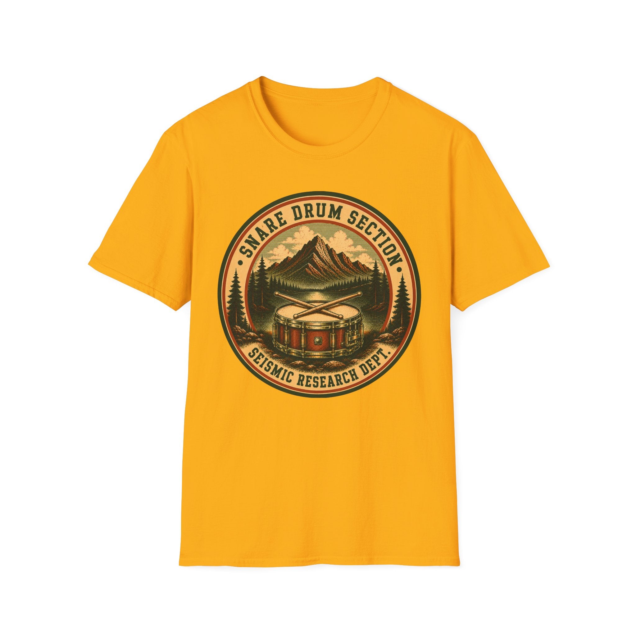 Snare Drum Section Seismic Research Dept. Tee