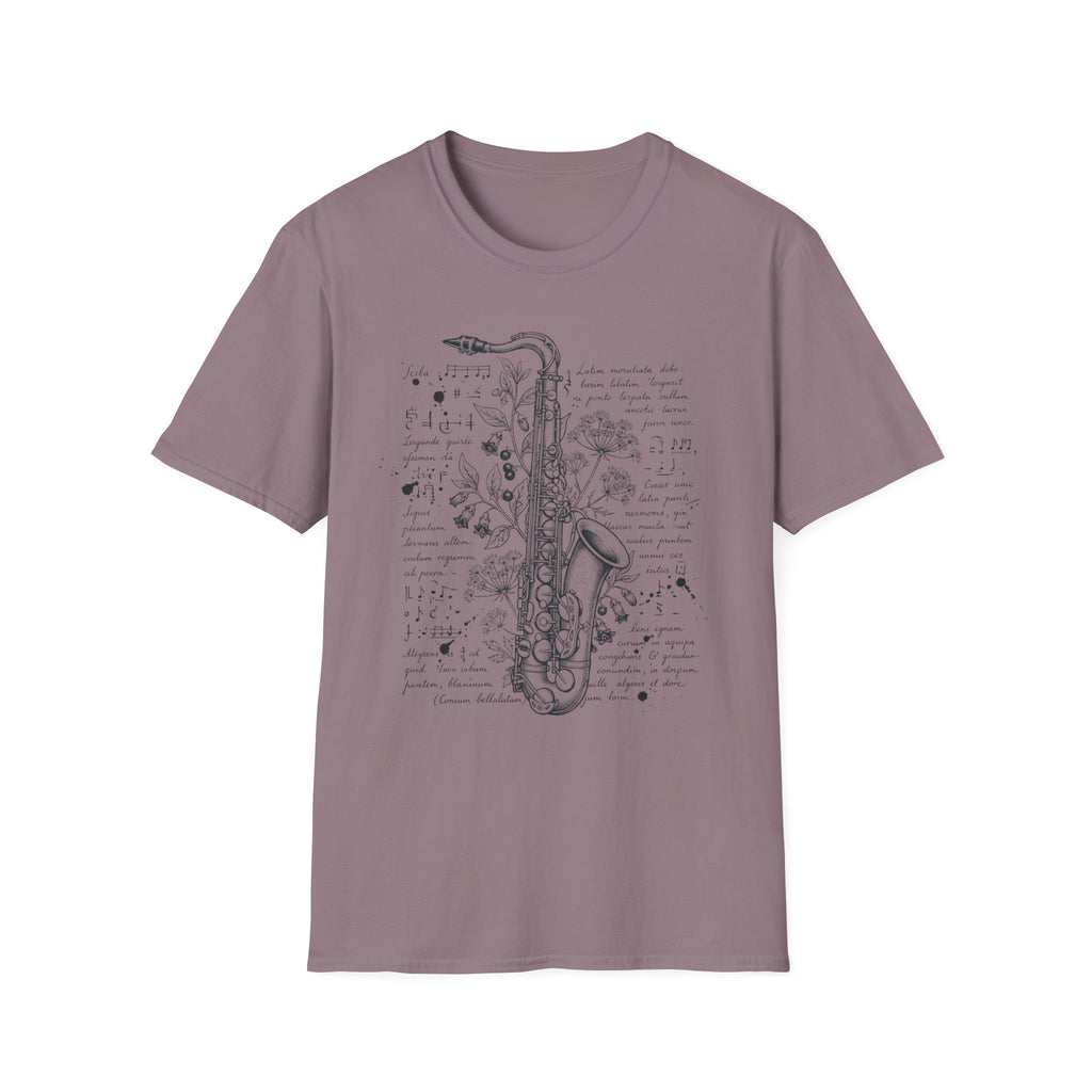 Saxophone Dark Academia Tee