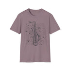 Saxophone Dark Academia Tee