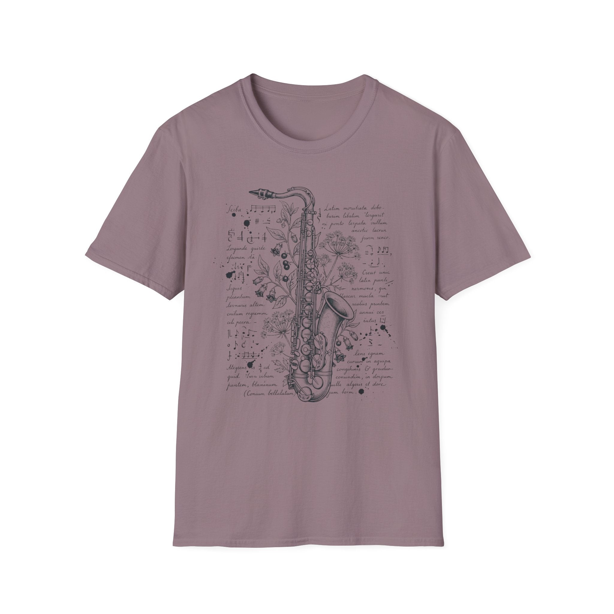 Saxophone Dark Academia Tee