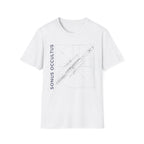 Copy of Flute Blueprint Tee — Sonus Occultus Minimalist Musician T-Shirt
