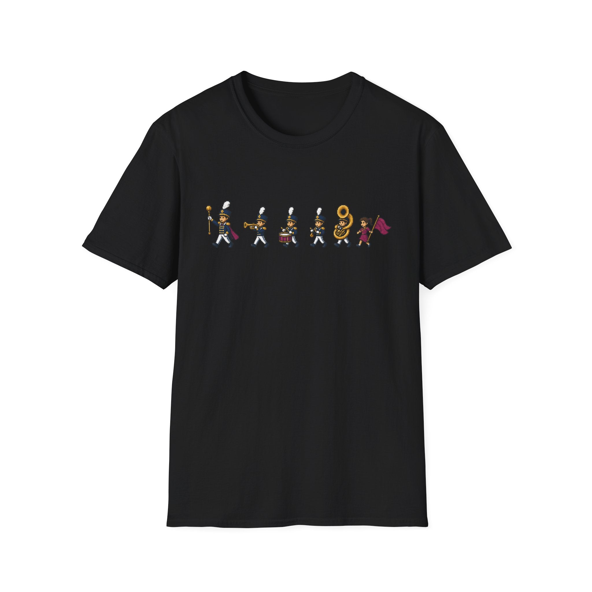 Marching Band Parade 8-Bit Tee