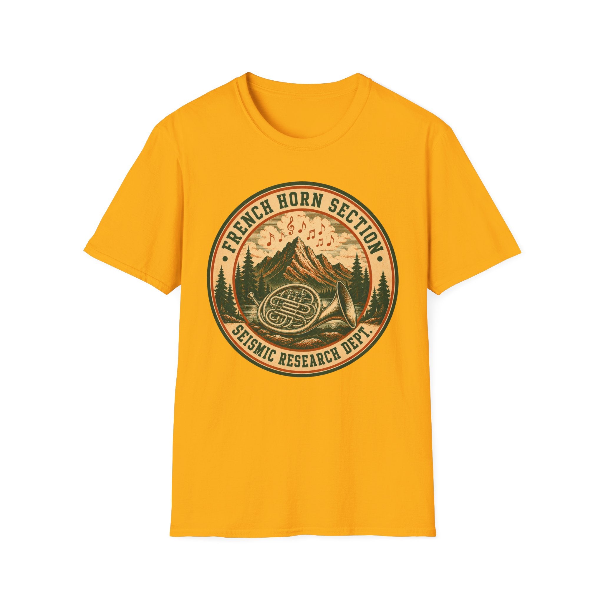 French Horn Section Seismic Research Dept. Tee