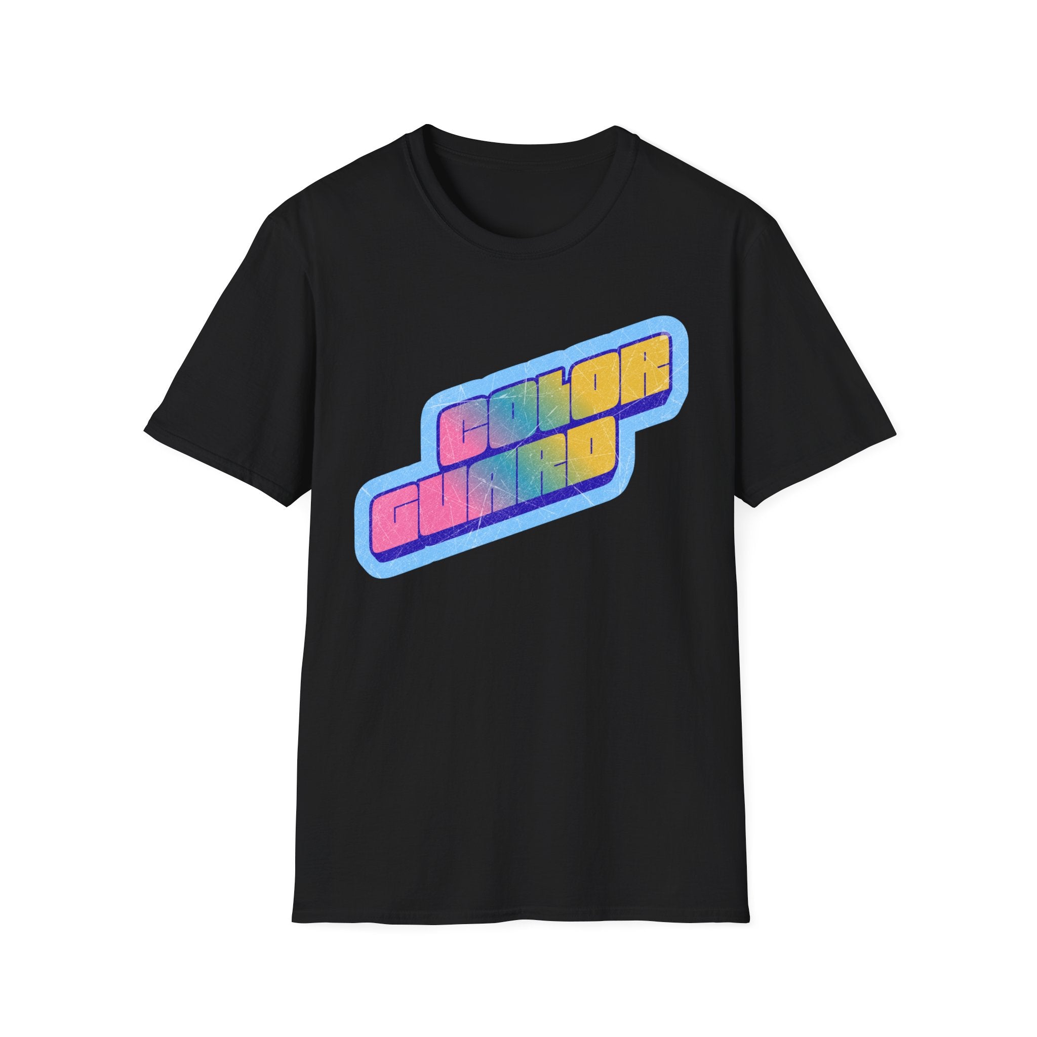 Color Guard Colorful Retro Statement Tee