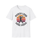 Distressed March Loud Shine Proud Sunset