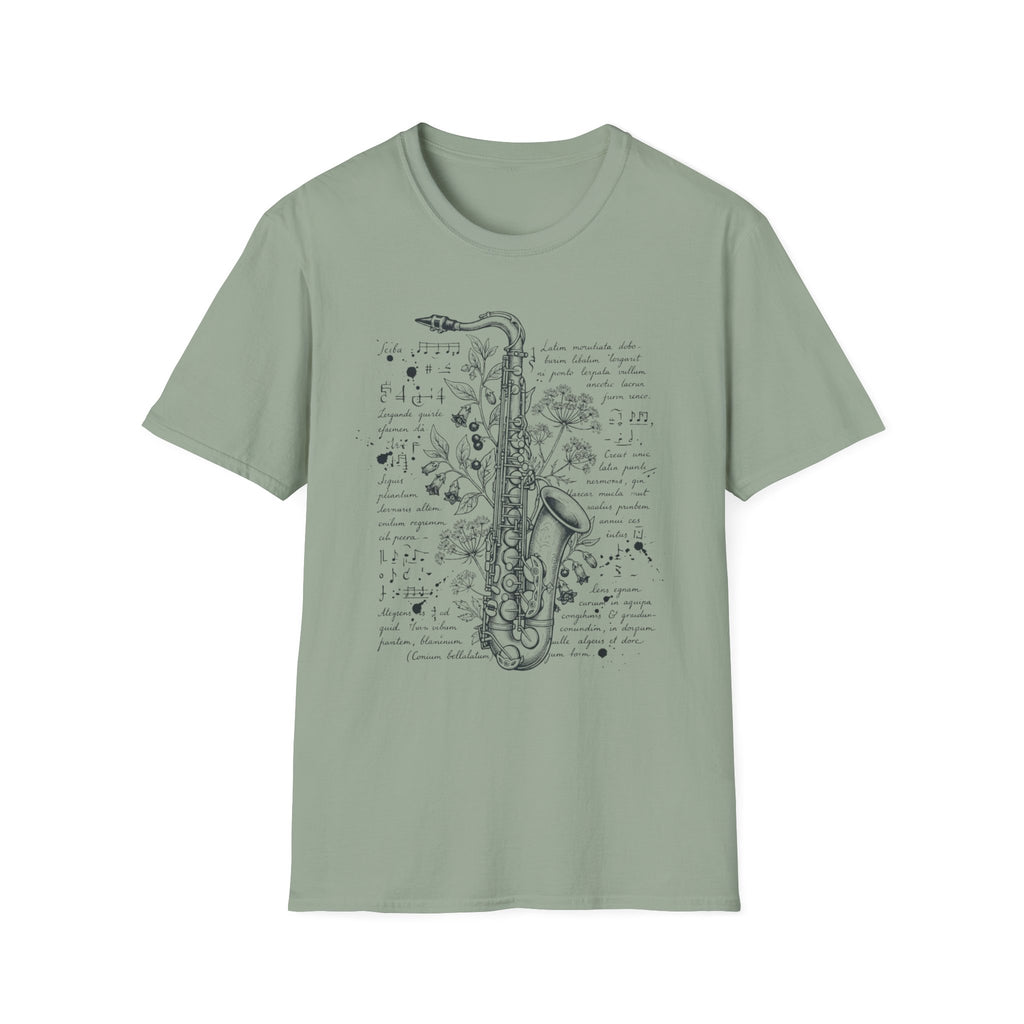 Saxophone Dark Academia Tee