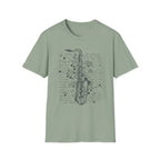 Saxophone Dark Academia Tee