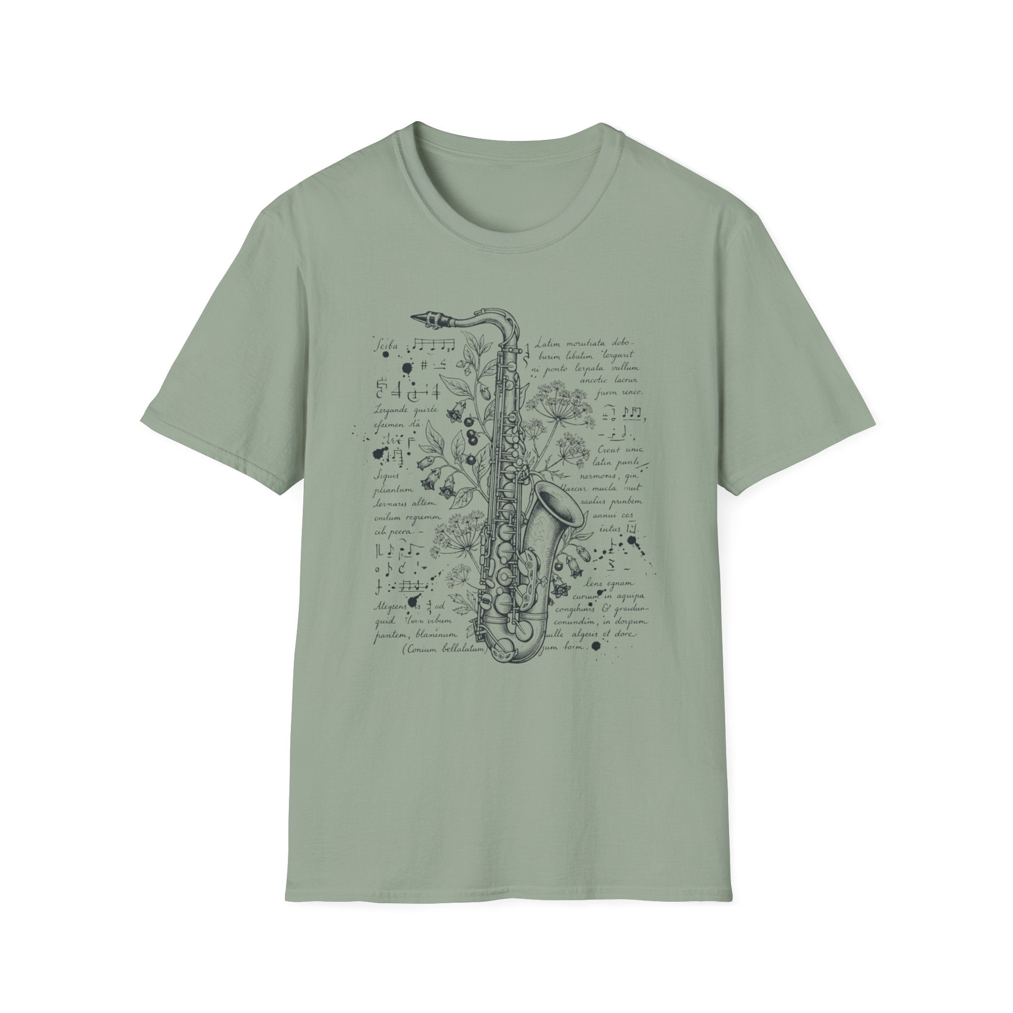 Saxophone Dark Academia Tee