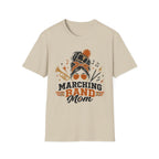 Orange Messy Bun Marching Band Mom Tee
