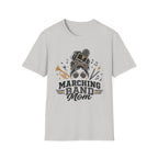 Gray Messy Bun Marching Band Mom Tee