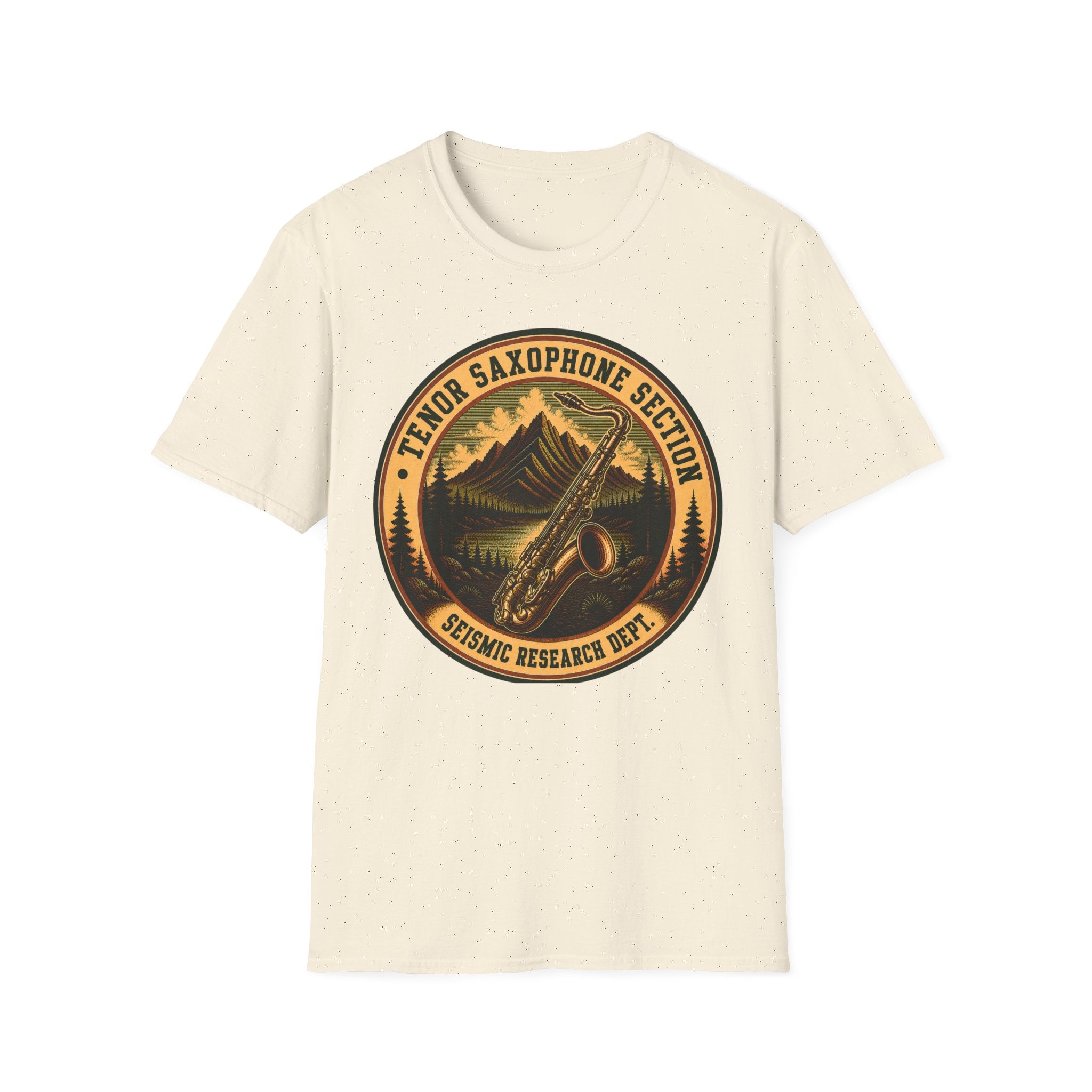 Tenor Saxophone Section Seismic Research Dept. Tee