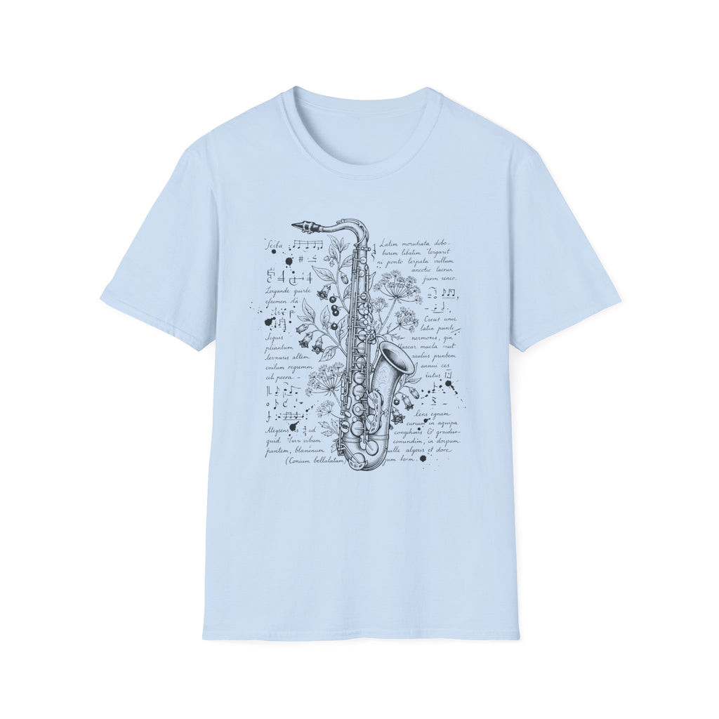 Saxophone Dark Academia Tee