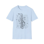 Saxophone Dark Academia Tee